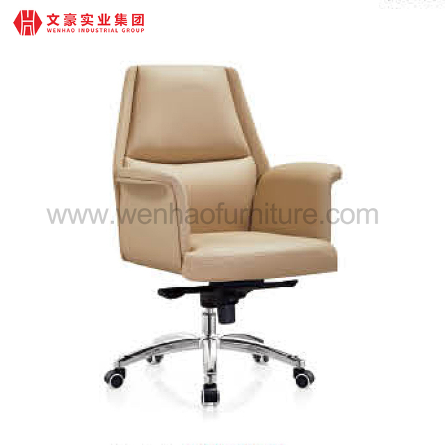 Chaise de bureau exécutive d'unité centrale à dossier haut populaire de Guangdong avec chaise de bureau arrière rembourrée par unité centrale