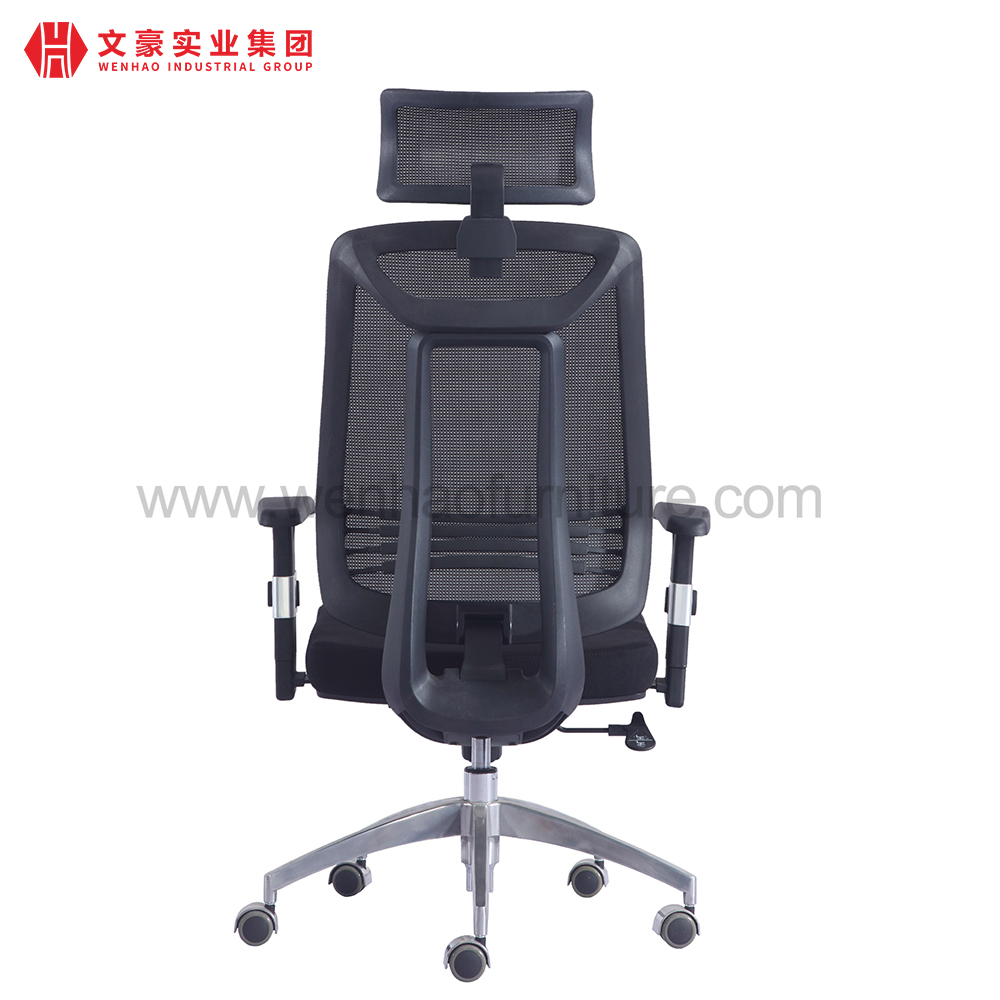Chaise de bureau ergonomique pivotante en maille, confortable, vente en gros directe d'usine, chaise de bureau à dossier moyen pour bureau et salle de réunion