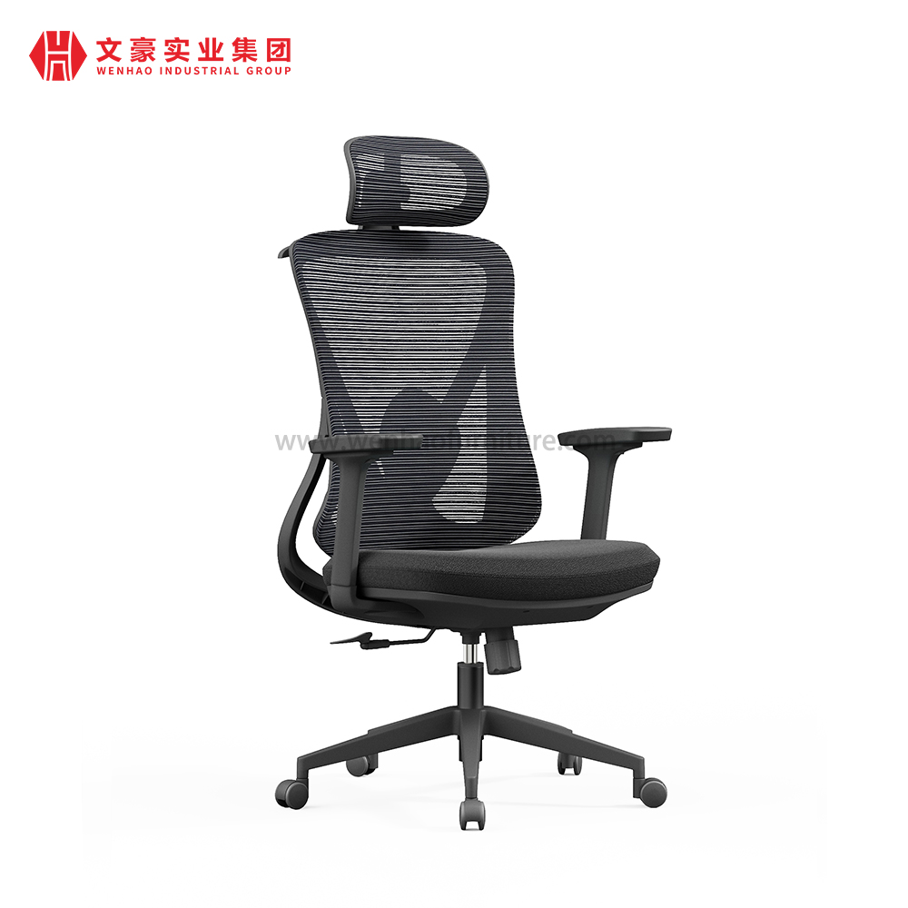 Foshan mobilier de bureau ergonomique moderne maille chaise de bureau pivotant exécutif haut dossier chaises pour bureau