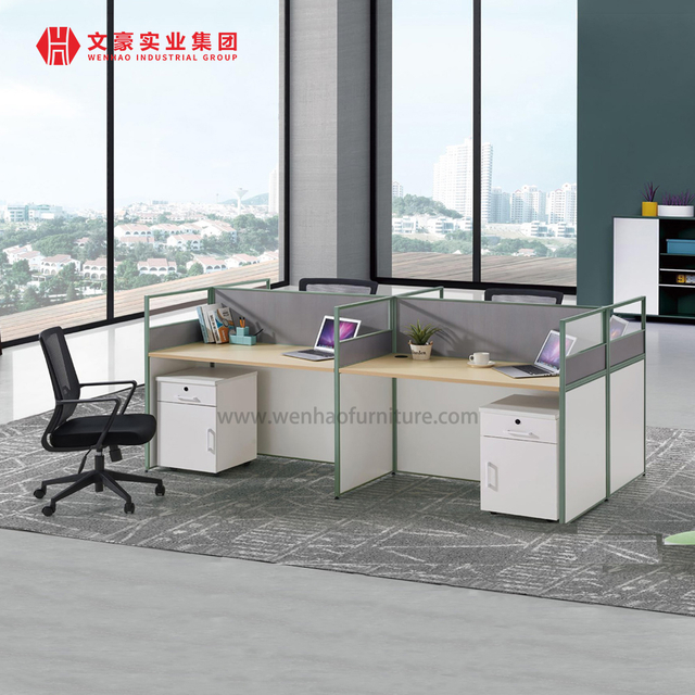 Bureau modulaire mobile de poste de travail de cellules de séparation d'ordinateur de meubles de bureau