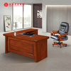 Meubles de bureau classiques de luxe simples, avec armoire de rangement mobile, Table de direction, photos