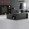 Bureau de patron en forme de L, design de table de patron exécutif, mobilier de bureau PDG Manager