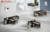 Design moderne qualité taille Standard Double face mobilier de bureau Table personnel poste de travail bureau bureaux de travail