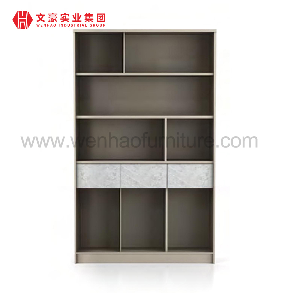 Meubles de bureau modernes classeur de stockage en bois classeur armoire blanche