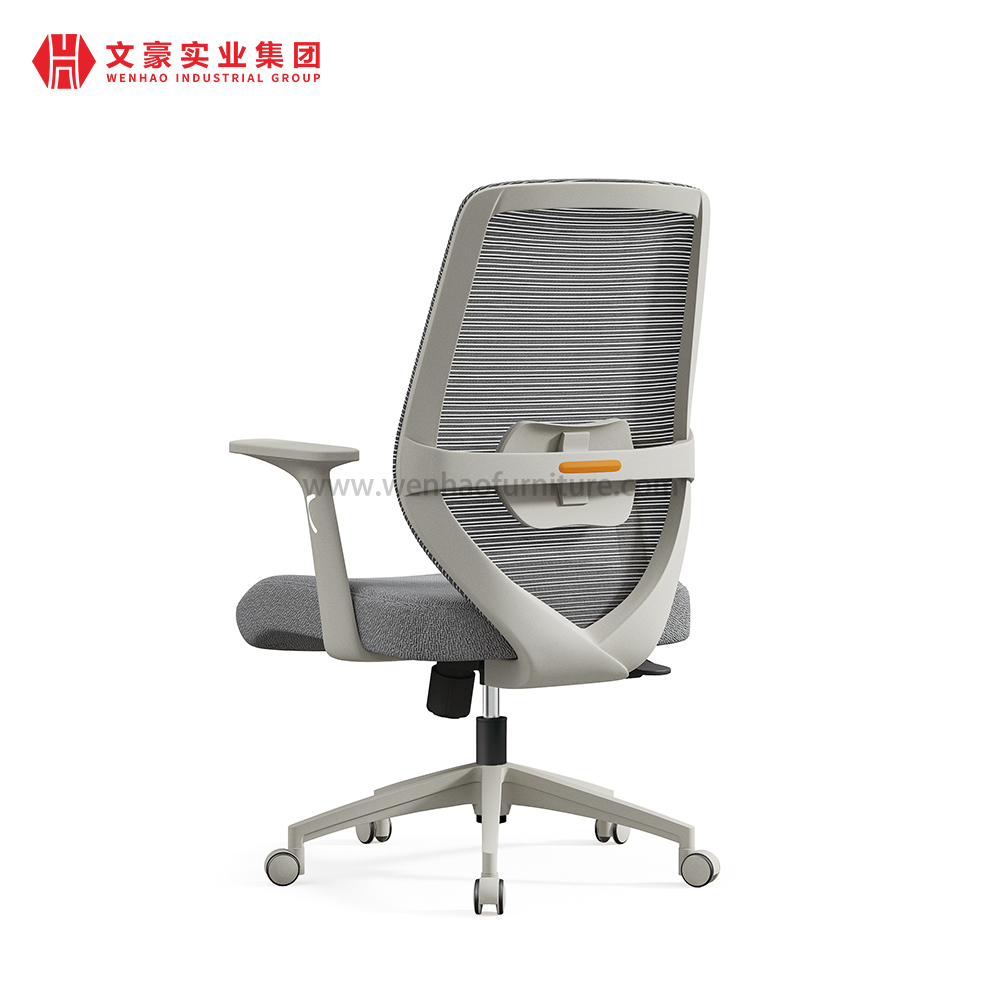 Les chaises de bureau d'ordinateur en maille grise ont rembourré l'offre de chaise de bureau pivotante en Chine