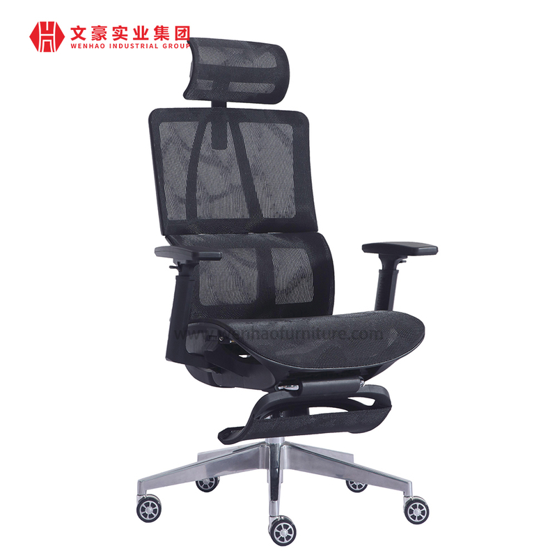 Chaise à bras pivotant de luxe moderne, chaise de bureau de styliste, chaise de bureau ergonomique et exécutive