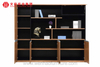 Grand rangement à bas prix, classeur en bois à 3 portes battantes, bibliothèque de bureau, armoire en Mdf