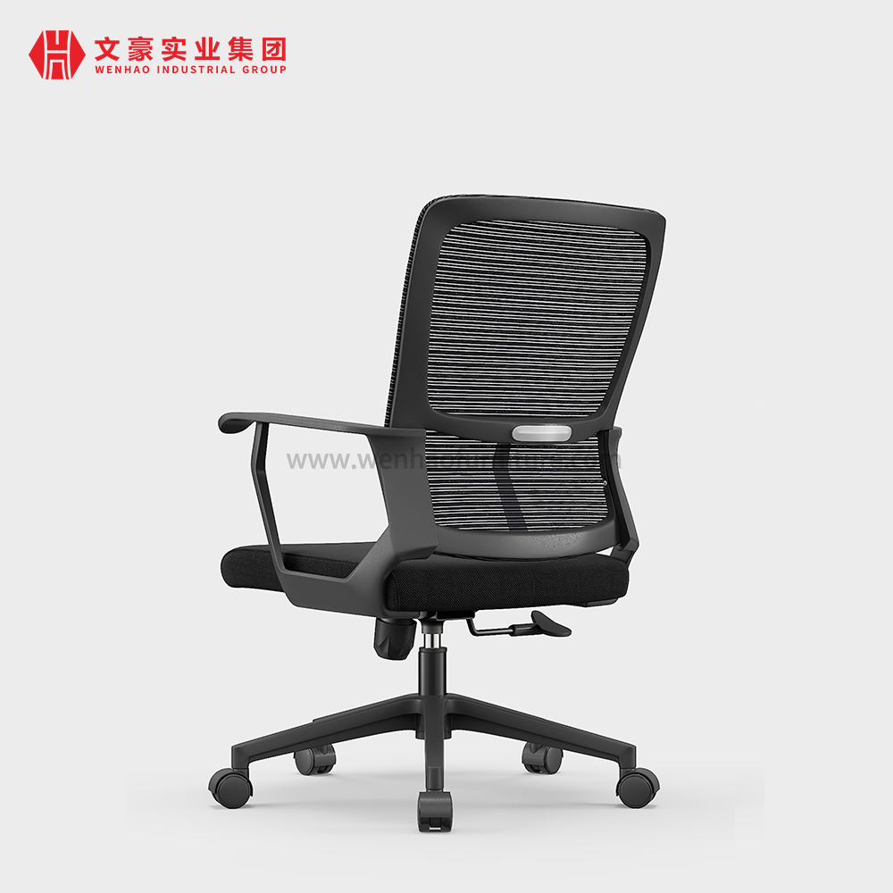 Chaises de bureau rembourrées par chaise de bureau à domicile en maille noire moderne avec roues