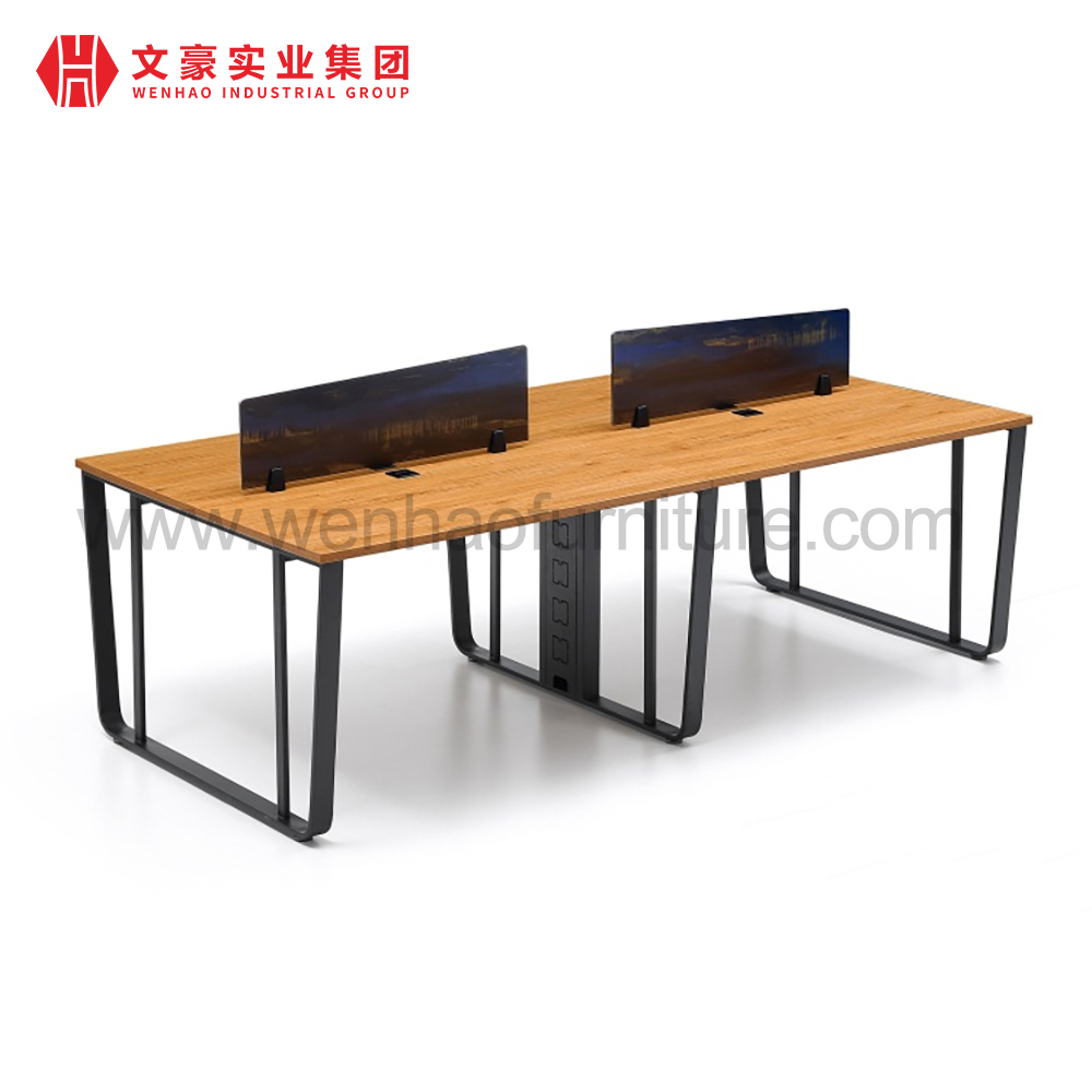 Table de mobilier de bureau Double face de taille Standard de qualité de conception moderne 2 4 6 8 personnes poste de travail de bureau bureaux de travail