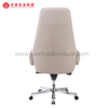 Chaises de bureau tapissées tournantes blanches de chaise de bureau exécutive en cuir moderne à dossier haut