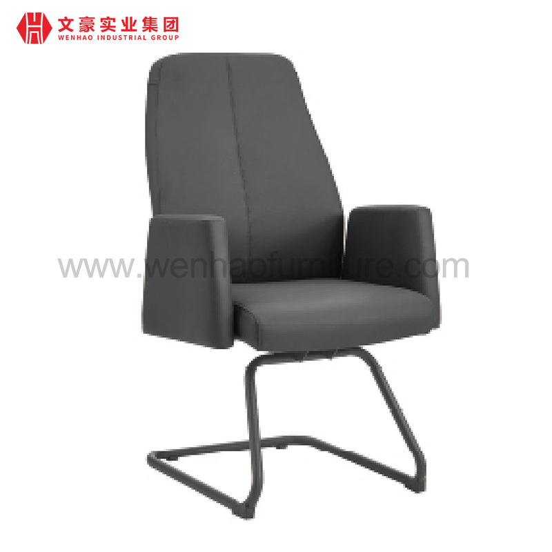 Chaise de bureau belles lignes accoudoir en aluminium de chaise de bureau pour le bureau