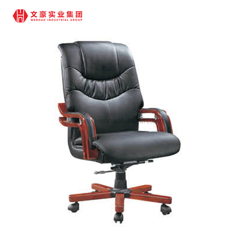 Offre spéciale poste de travail bureau personnel fauteuil pivotant ordinateur en cuir bureau chaise de direction avec bras