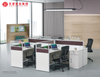 Table de bureau modulaire 4 ou 6 places, postes de travail ouverts pour le personnel, vente en gros, dernières conceptions