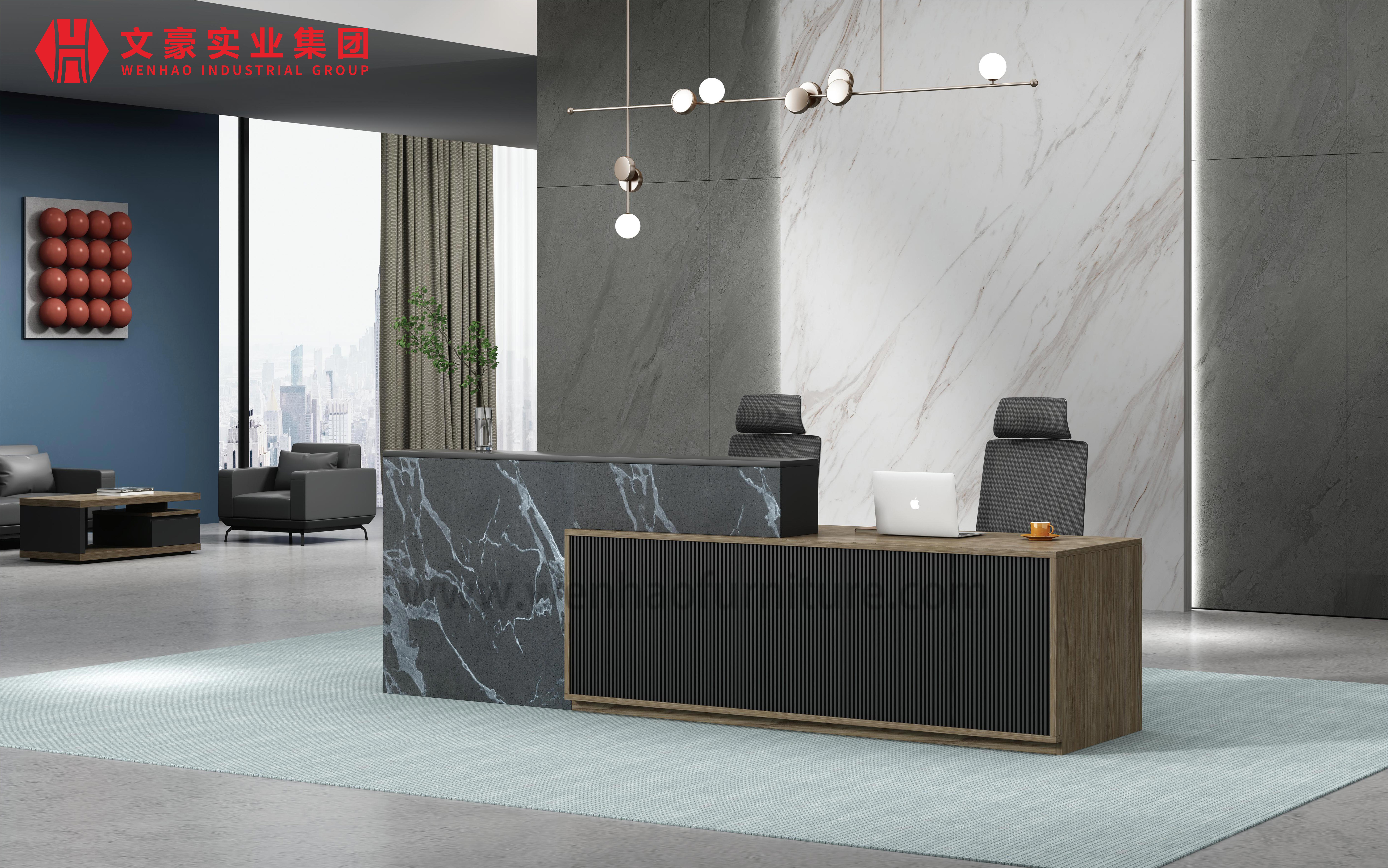 Bureau de réception d'hôtel de société simple de meubles en gros pour le lobby
