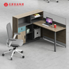 Design moderne qualité taille Standard Double face mobilier de bureau Table personnel poste de travail bureau bureaux de travail