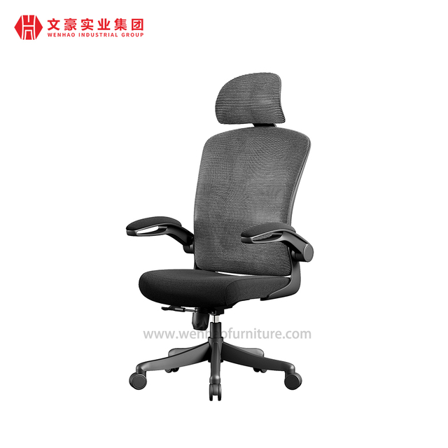 Chaise d'ordinateur de luxe pivotante pour patron exécutif, entièrement en maille à dossier moyen, offre spéciale