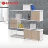 Armoire de bureau en bois moderne, meuble de rangement Design de mode avec portes en verre, modèle de mobilier de bureau