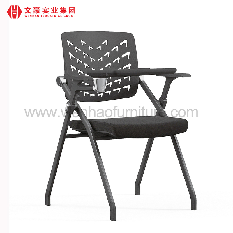 Chaise de formation pliable avec pieds en acier, Table d'ordinateur et chaises, fourniture de mobilier de bureau