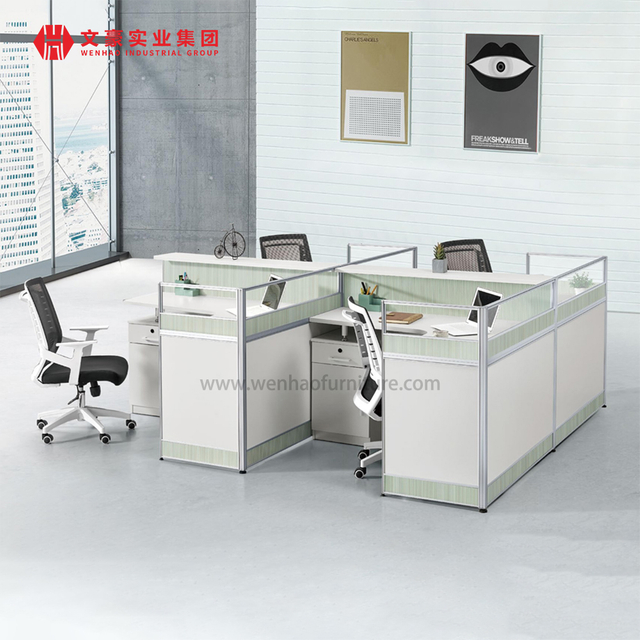 Chine fabricant poste de travail de mobilier de bureau modulaire moderne 2, 4, poste de travail de bureau 6 places pour 4 personnes